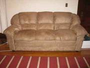 Buckskin Microsuede Sofa
