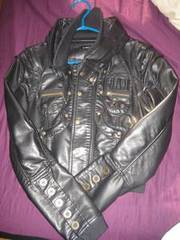 BEBE Leather Jacket/vest