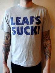 Leafs Suck T-Shirt & Buttons