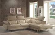 Modern Genuine Leather Sectional Sofa Set...NO BONDED!