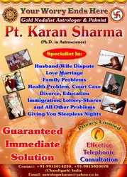  GOLD MEDALIST ASTROLOGER PT. KARAN SHARMA