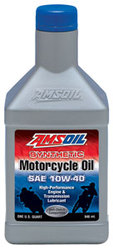 *NEW* Amsoil 10W-40,  20W-50 Advanced Synthetic Motorcycle Oil 