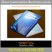 Quality of Gloss Laminated Business Cards