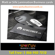 Look at Silk laminated Lamination business card