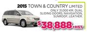 2015 Town & Country Limited Toronto