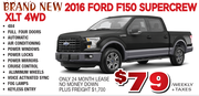 New 2016 Ford F150 Supercrew  