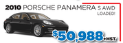   2010 Porsche Panamera S AWD in Toronto