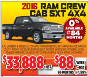2016 Ram Crew Cab SXT 4*4 in Toronto