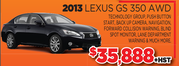 2013 Lexus GS 350 AWD for Sale in Toronto