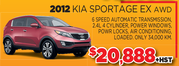 2012 Kia Sportage EX AWD Toronto