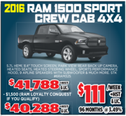 2016 Ram 1500 Sport Crew Cab 4X4 Toronto