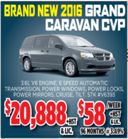 2016 Grand Caravan CVP Toronto
