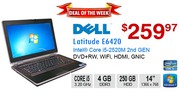 Deal of the Week: DELL Latitude E6420 Core i5 2520M 4GB 250GB WEBCAM