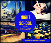 Night School Classes at Mississauga Private High School!