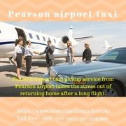Airport taxi in Pearson - pick up and drop off