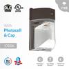 This 1-Pack LED Wall Pack with Photocell and Cap ;  26W 5700K can repla