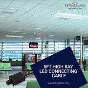 UL, CE and ROHS Approved 5ft High Bay LED Connecting Cables