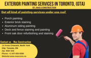 Exterior Painting Services by Exterior Painter in Toronto