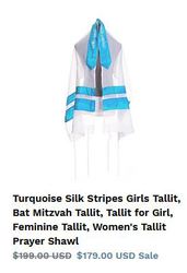 Bat Mitzvah Tallit–Designer pieces for the best price