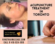 Acupuncture treatment in Toronto by King Thai Massage