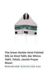Attend special ceremonies of Bar Mitzvah with custom tallit