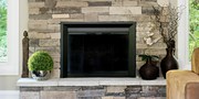 Stone fireplace refacing with Stone Selex