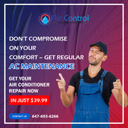 AIR CONTROL HEATING AND COOLING WILL MAINTENANCE YOUR AIR CONDITIONER