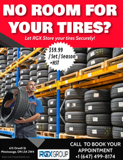 Rgx Tire Storage Space -quick and Easy Tire Access in Mississauga