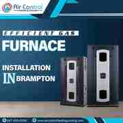 Efficient Gas Furnace Installation in Brampton