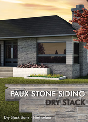 Revamp your home's exterior with premium faux stone siding