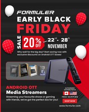 Mega Discounts on Formuler Android OTT Media Streaming IPTV Box