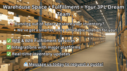 Warehouse Space – Per Pallet,  Per Month,  Your Way