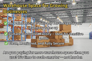 Warehouse Space AVAILABLE – Move In Today