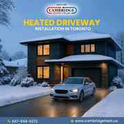 Hydronic Heated Driveway Installation in Brampton