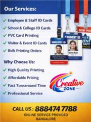 Digital Qr Code ID card | Lanyards Rs. 25/- | Plastic Id car