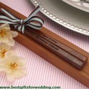 Wedding Favors - Engraved Personalized Fine Wood Chopsticks