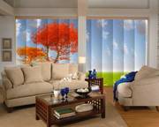 Express yourself at home! Digitally Printed Vertical and Roller Blinds
